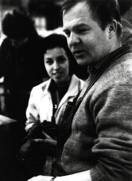 Mit Munira Alkazi in der Central School, 1959