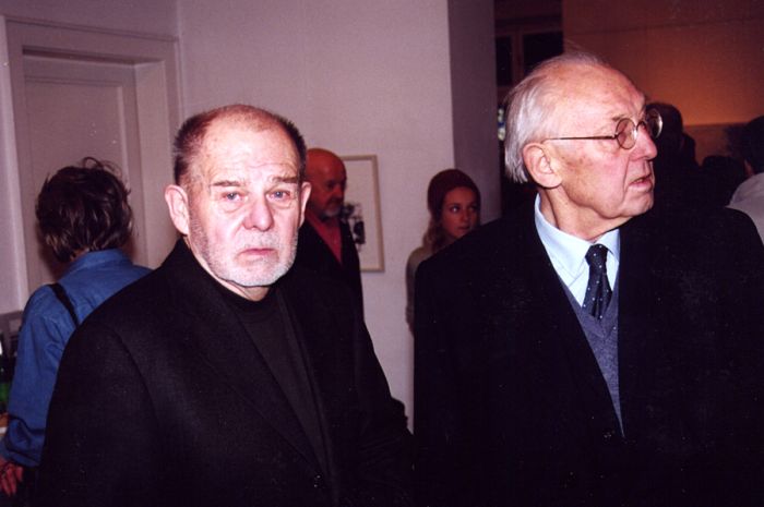 Rudolf Hradil mit Johannes Spalt, Wien, 1995