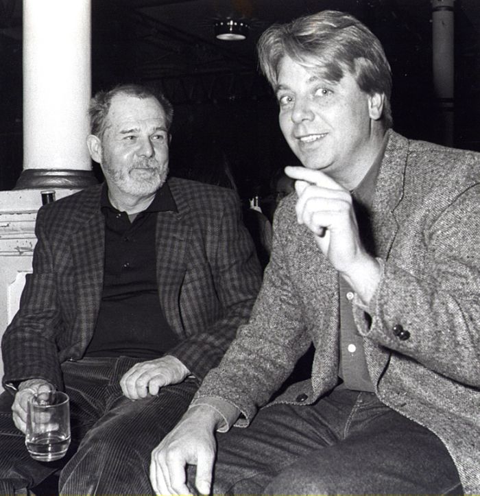 Rudolf Hradil mit Peter Rosei, Wien, 1985
